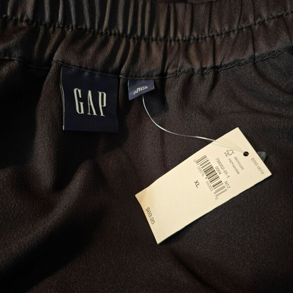 Gap Womens Black XL Elastic Waist Pencil Skirt Polyester Blend - Picture 4 of 7